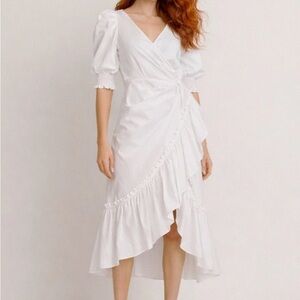 Cinq a sept Poplin Kacy Dress white 0